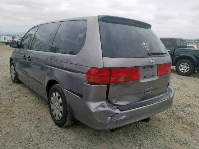 2HKRL1858YH577216 - 2000 HONDA ODYSSEY LX BEIGE photo 3