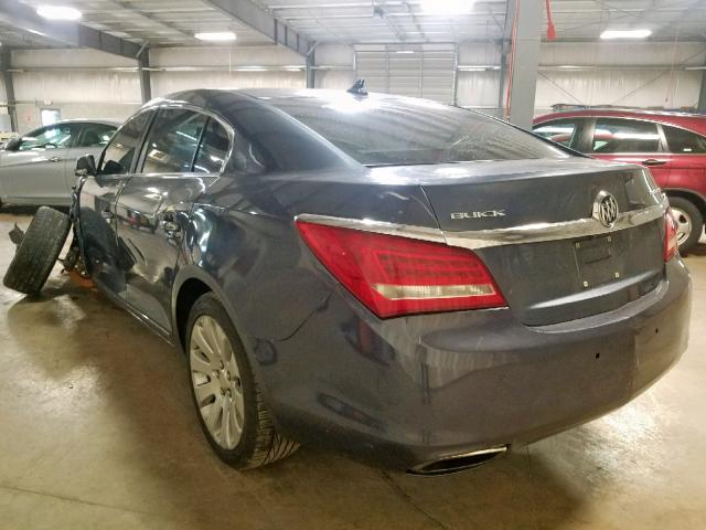 1G4GC5G3XEF145579 - 2014 BUICK LACROSSE BLUE photo 3