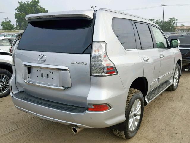 JTJBM7FX3J5204268 - 2018 LEXUS GX SILVER photo 4