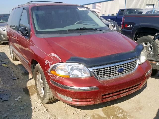 2FMZA52452BB16275 - 2002 FORD WINDSTAR S MAROON photo 1