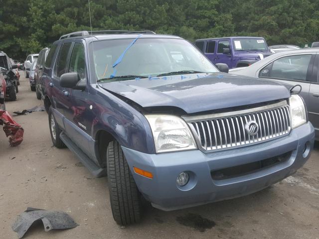 4M2DU86E12ZJ24343 - 2002 MERCURY MOUNTAINEE BLUE photo 1