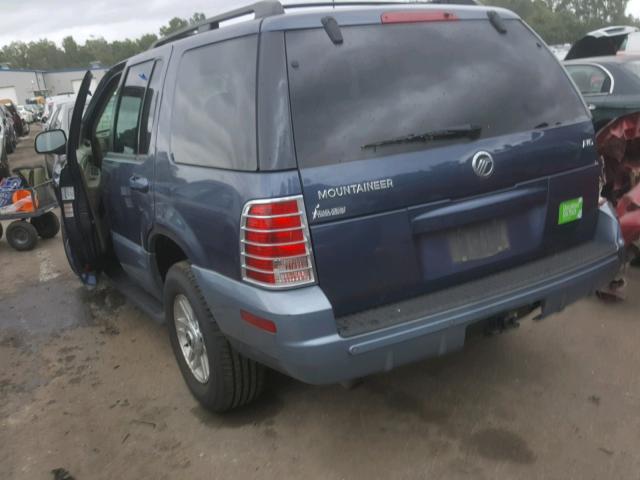 4M2DU86E12ZJ24343 - 2002 MERCURY MOUNTAINEE BLUE photo 3