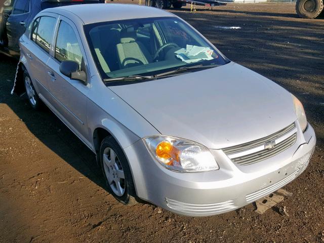 1G1AK52F057655246 - 2005 CHEVROLET COBALT SILVER photo 1