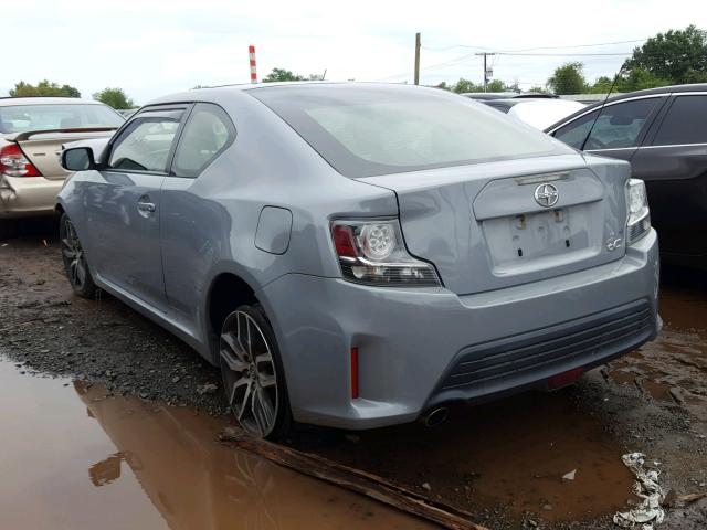 JTKJF5C75E3072996 - 2014 TOYOTA SCION TC 灰色 照片 3
