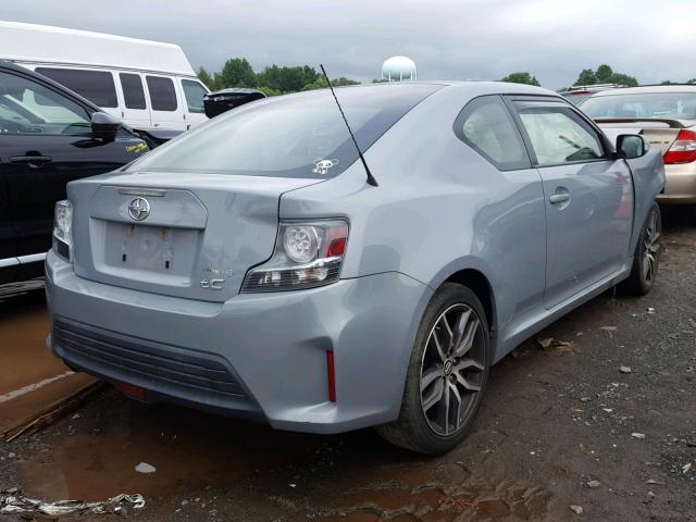 JTKJF5C75E3072996 - 2014 TOYOTA SCION TC 灰色 照片 4