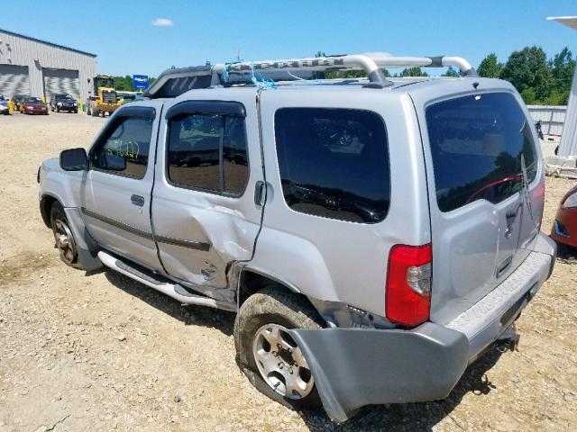 5N1ED28T61C593427 - 2001 NISSAN XTERRA XE SILVER photo 3