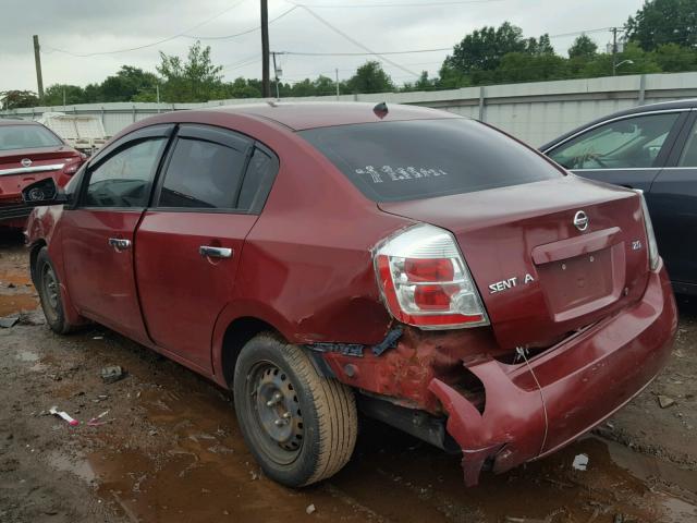 3N1AB61E87L656684 - 2007 NISSAN SENTRA 2.0 RED photo 3