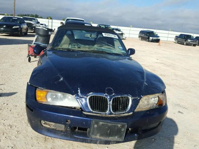 4USCH7324WLE06329 - 1998 BMW Z3 1.9 BLUE photo 9