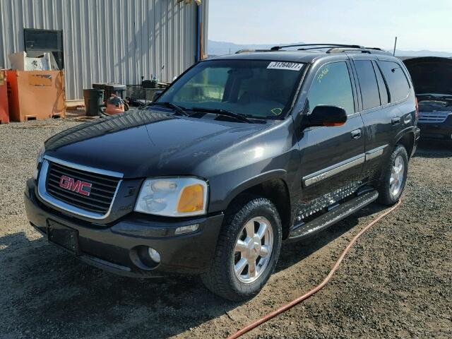 1GKDT13S032150747 - 2003 GMC ENVOY BLACK photo 2