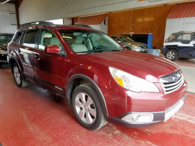 4S4BRBKC9B3385945 - 2011 SUBARU OUTBACK 2. RED photo 1