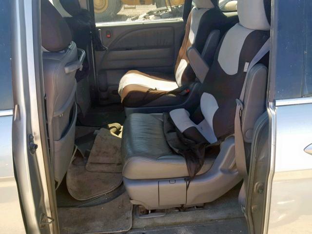 5FNRL38625B046639 - 2005 HONDA ODYSSEY EX GRAY photo 6