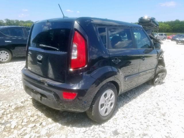 KNDJT2A58C7748525 - 2012 KIA SOUL BLACK photo 4