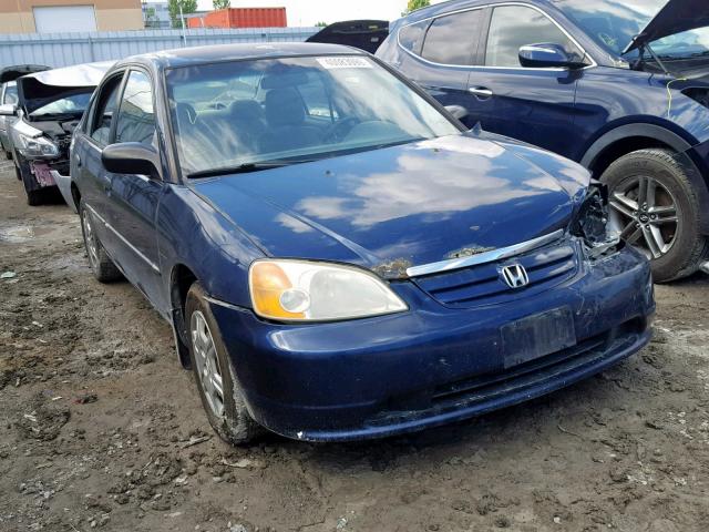 2HGES16351H941336 - 2001 HONDA CIVIC DX BLUE photo 1