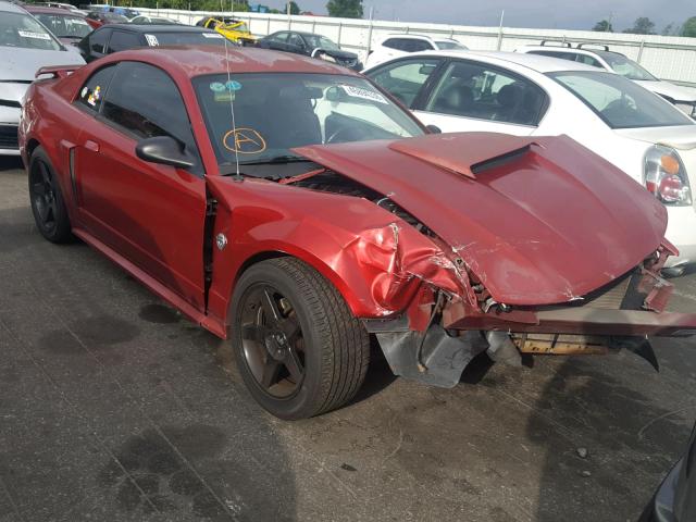 1FAFP42X14F129686 - 2004 FORD MUSTANG GT BURGUNDY photo 1