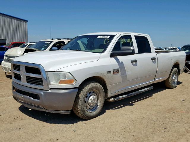 3D7TP2CT8BG610209 - 2011 DODGE RAM 2500 WHITE photo 2