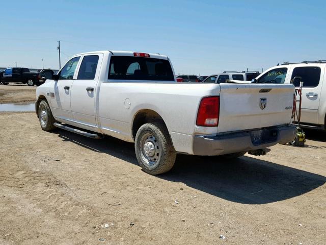 3D7TP2CT8BG610209 - 2011 DODGE RAM 2500 WHITE photo 3