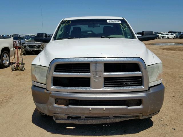 3D7TP2CT8BG610209 - 2011 DODGE RAM 2500 WHITE photo 9