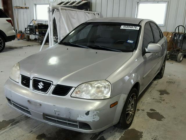 KL5JD56ZX5K142675 - 2005 SUZUKI FORENZA S GRAY photo 2