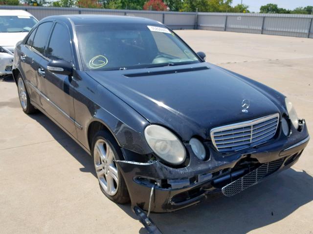 WDBUF56J46A929039 - 2006 MERCEDES-BENZ E 350 BLACK photo 1