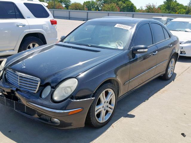 WDBUF56J46A929039 - 2006 MERCEDES-BENZ E 350 BLACK photo 2