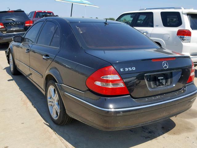 WDBUF56J46A929039 - 2006 MERCEDES-BENZ E 350 BLACK photo 3