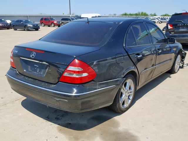 WDBUF56J46A929039 - 2006 MERCEDES-BENZ E 350 BLACK photo 4