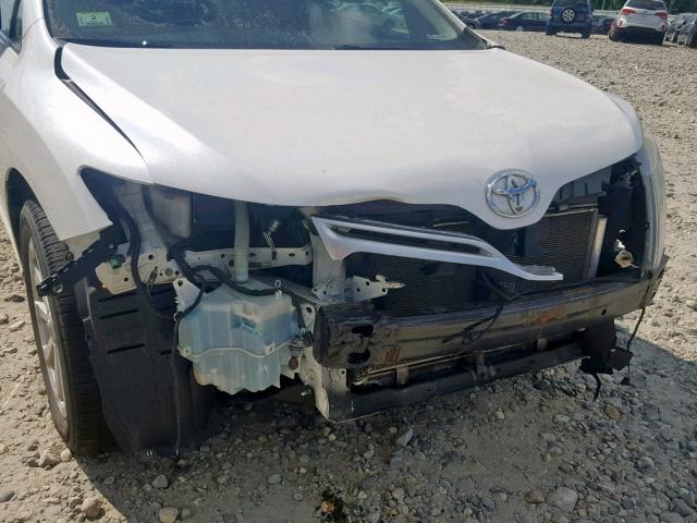 4T3BA3BB0BU026523 - 2011 TOYOTA VENZA WHITE photo 9