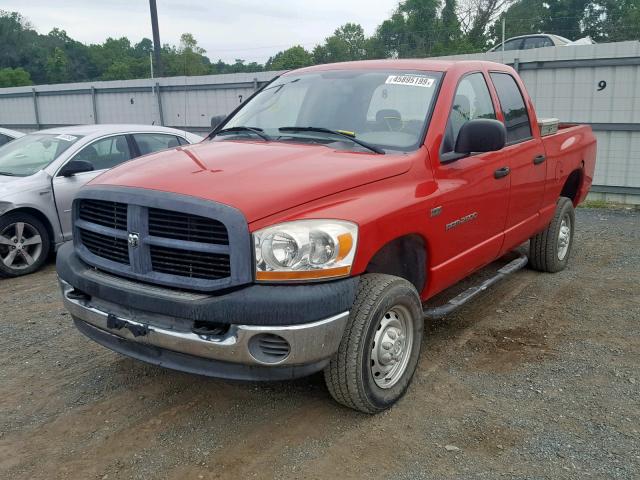 1D7KS28D76J219388 - 2006 DODGE RAM 2500 S Կարմիր լուսանկար 2