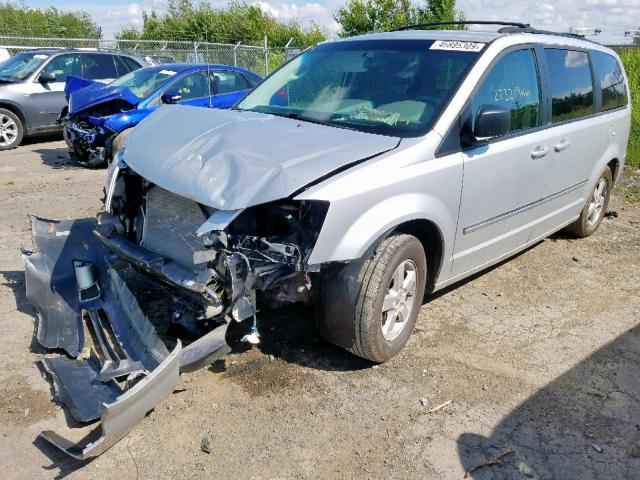 2D8HN44P78R739548 - 2008 DODGE GRAND CARA SILVER photo 2