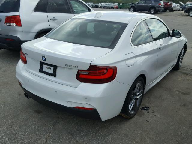 WBA1F7C55FVX95414 - 2015 BMW 228 XI WHITE photo 4