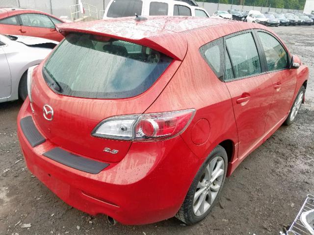 JM1BL1H67A1188123 - 2010 MAZDA 3 S RED photo 4