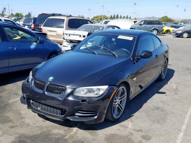 WBAKG1C57BE618713 - 2011 BMW 335 IS BLACK photo 2