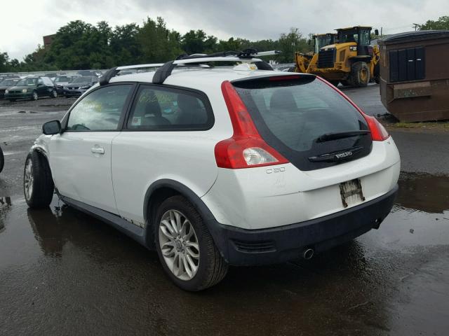 YV1MK672182051216 - 2008 VOLVO C30 T5 WHITE photo 3