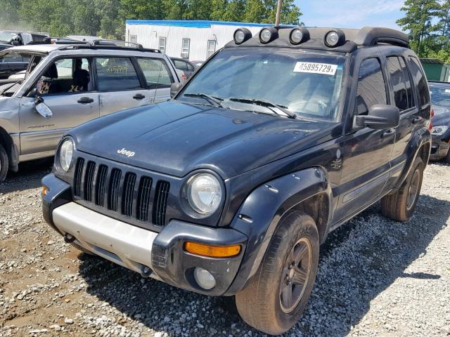 1J4GL38K04W316024 - 2004 JEEP LIBERTY RE BLACK photo 2