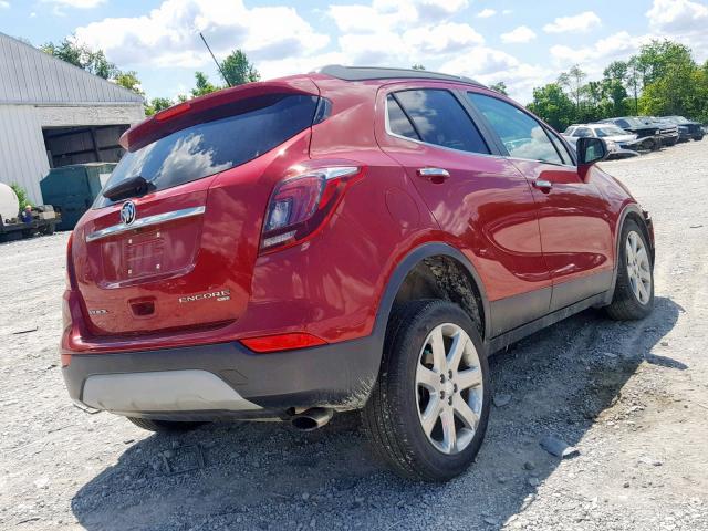 KL4CJFSBXHB156648 - 2017 BUICK ENCORE PRE RED photo 4