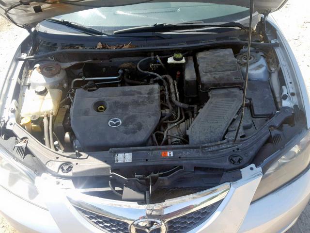 JM1BK32G481854087 - 2008 MAZDA 3 I SILVER photo 7