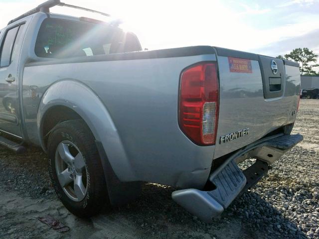 1N6AD09U07C420359 - 2007 NISSAN FRONTIER C SILVER photo 9