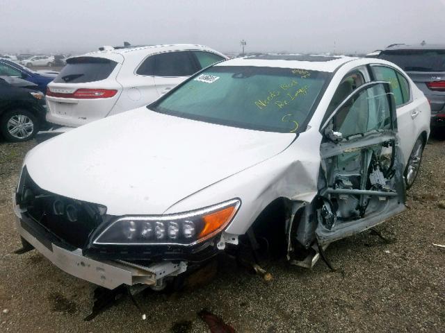 JH4KC1F57FC001743 - 2015 ACURA RLX TECH WHITE photo 2