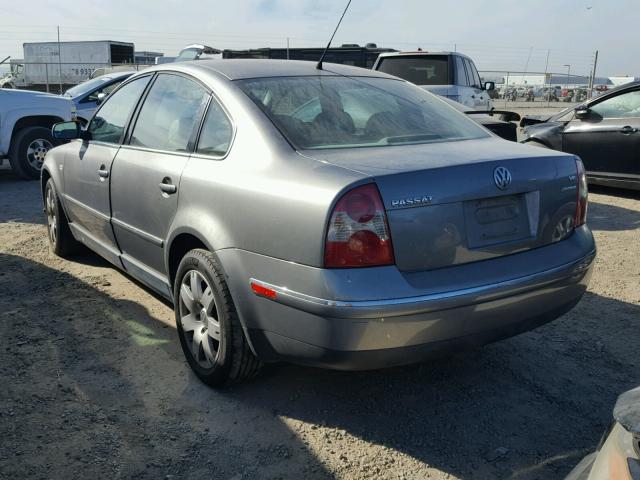 WVWTH63B23P041604 - 2003 VOLKSWAGEN PASSAT GLX 灰色 照片 3