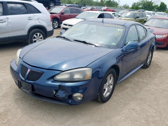 2G2WS522X51156921 - 2005 PONTIAC GRAND PRIX BLUE photo 2