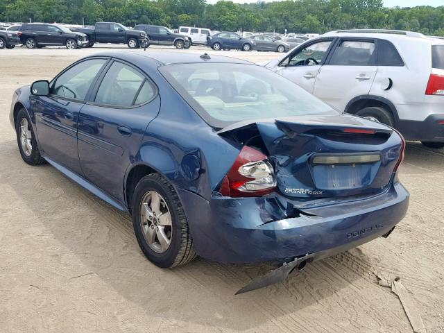 2G2WS522X51156921 - 2005 PONTIAC GRAND PRIX BLUE photo 3