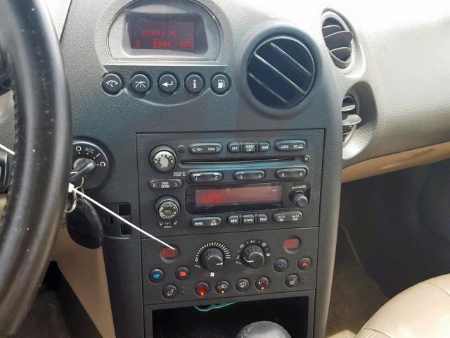 2G2WS522X51156921 - 2005 PONTIAC GRAND PRIX BLUE photo 9