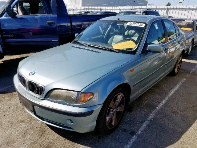 WBAEW53434PN33812 - 2004 BMW 330 XI BLUE photo 2