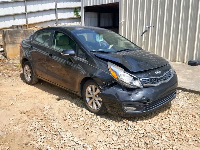 KNADN4A31D6233677 - 2013 KIA RIO EX BLACK photo 1