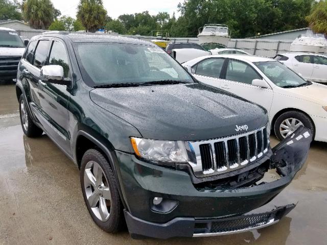 1J4RS5GG0BC557326 - 2011 JEEP GRAND CHER GREEN photo 1