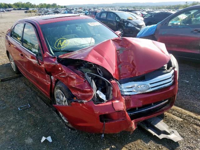 3FAHP02107R155118 - 2007 FORD FUSION SEL RED photo 1