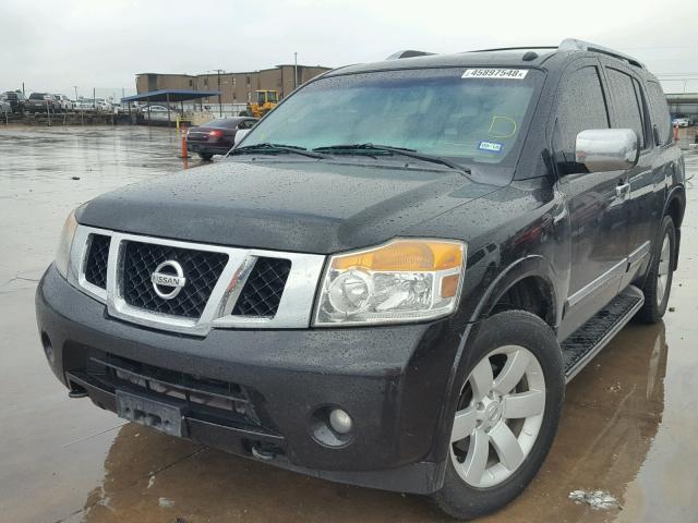 5N1BA0ND6BN619754 - 2011 NISSAN ARMADA SV BLACK photo 2