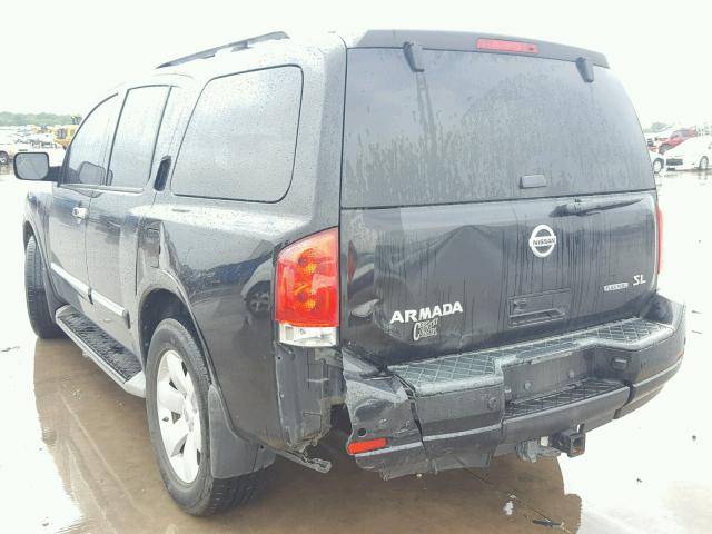 5N1BA0ND6BN619754 - 2011 NISSAN ARMADA SV BLACK photo 3