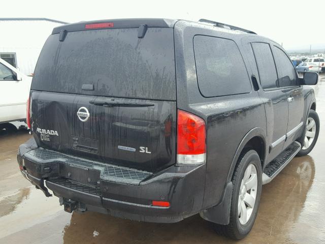 5N1BA0ND6BN619754 - 2011 NISSAN ARMADA SV BLACK photo 4