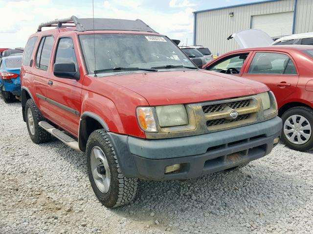 5N1ED28Y91C583731 - 2001 NISSAN XTERRA XE RED photo 1